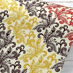 ArtzFolio Off-White & Red Printed UV Resistant Wallpaper-picture-9