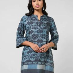 Marigold Lane Indigo Printed Tunic-4