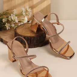 DressBerry Party Block Sandals-26