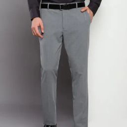 Tommy Hilfiger Grey Regular Fit Trousers-image-26