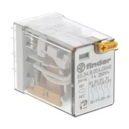 FINDER RELAY, 4PDT, 250VAC, 7A, 55.34.8.024.0040-image-55