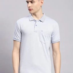 Monte Carlo Sky Cotton Regular Fit Polo T-Shirt-picture-2