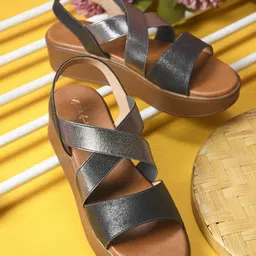 Mast & Harbour Women Wedge Sandals-picture-27
