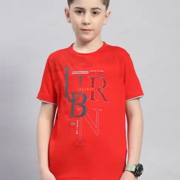 Monte Carlo Kids Red Printed T-Shirt-picture-15