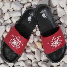 U.S. Polo Assn. Men's Red Slides-picture-19