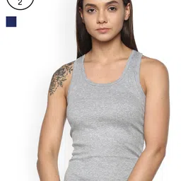 Leading Lady Women Pack of 2 Camisoles m-SARA-2-image-18