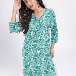 Anouk Rustic Floral Printed Straight Kurta-image-83