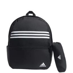 adidas Black Backpack with pouch-3