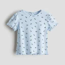 H&M Printed Cotton Top-image-44