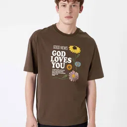 MISCHIEF MONKEY Men Raw Edge T-shirt-image-89