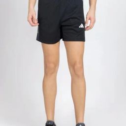 Adidas Black Regular Fit Shorts-image-79