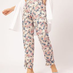 DressBerry Women Graffiti Glam Printed Cargo-Style Trousers-image-5