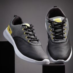 ASIAN Men Grey Mesh Running Shoes-picture-13