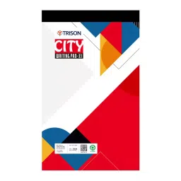 Trison City Writing Pad No.33 35 Sheets 13.5x22 cm 60 GSM (Pack of 20)-28