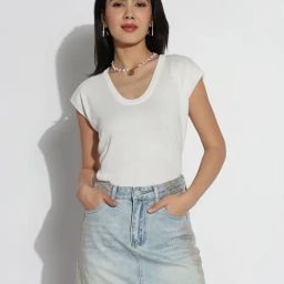 Showoff White Regular Fit Top-image-50