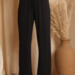 NEUDIS Wide Leg Ribbed Lounge Pants-image-57