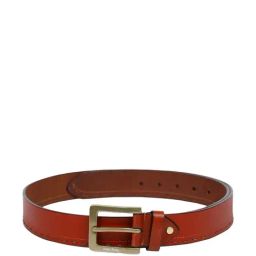 Allen Solly Brown Leather Waist Belt For Men-image-85