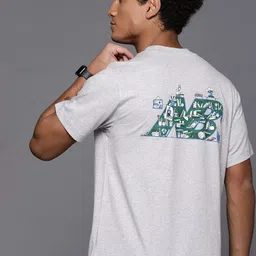 New Balance Brand Logo Printed Pure Cotton T-shirt-image-50