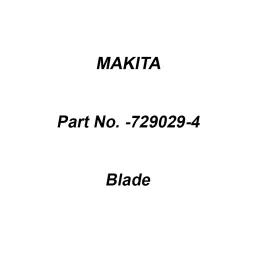Makita Blade, Part No 729029-4-11
