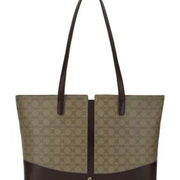 Lavie Mono Freya Coffee Logo Leather Large Tote Bag-77