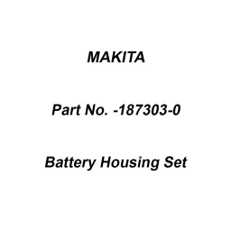Makita Battery Housing Set Suitable for DGP180, Part No 187303-0-22