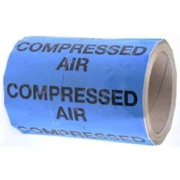 RS PRO Blue PP, Vinyl Pipe Marking Tape, text Compressed Air, Dim. W 711570 (1 Roll of 33 m)-image-22