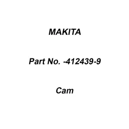 Makita Cam Suitable for DVC560, Part No 412439-9-picture-12