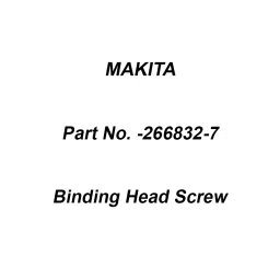 Makita Binding Head Screw Size M5x8, Part No 266832-7-picture-26
