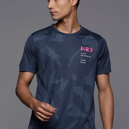HRX by Hrithik Roshan Men Typography Printed Rapid-Dry Training T-shirt-image-32
