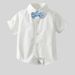 LULU & SKY Boys Pure Cotton Shirt With Shorts-image-43