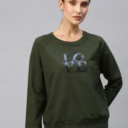 Chemistry Women Sequin Embellished Pure Cotton Sweatshirt-picture-6