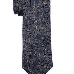 The Tie Hub Men Woven Design Silk Broad Tie-image-98