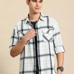 Mast & Harbour Checked Casual Shirt-picture-17