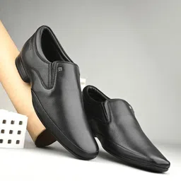 Valentino Men Leather Formal Slip On Shoes-picture-56