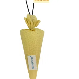 Airance 60 g Sandal Wood Fragrance Hanging Camphor Cone Car Air Freshener-image-19