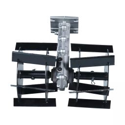Balwaan Tiller Weeder Attachment for Brush Cutter 26 mm Cross Type Weeder for Vegetables 35.56 cm (14 Inch)-picture-11