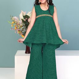 Sangria Printed Round Kurta Sets-picture-18