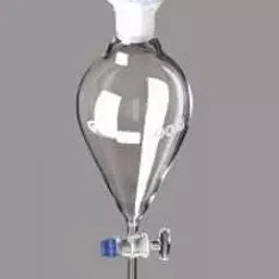 Glassco 2000 ml Separating Funnel Pear (ISO Shape), With Glass Stopcock 150.202.07-35