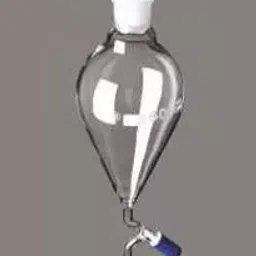 Glassco 50 ml Separating Funnel Pear (ISO Shape), With Needle Valve Stopcock 151.202.02-19