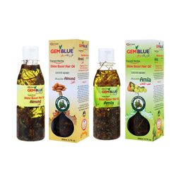GEMBLUE BioCare Unisex Set of Almond & Amla Hair Oils-image-60