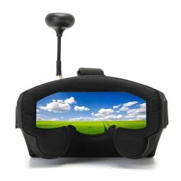 Eachine EV800 FPV Goggles 5 Inches 800x480 FPV Goggles 5.8G 40CH Raceband Auto-Searching Build In Battery Lightweight and Comfortable FPV Headset Affordable FPV Goggles Easy-to-Use FPV Goggles - Black - RS7262Eachine EV800 FPV Goggles 5 Inches 800x480 FPV Goggles 5.8G 40CH Raceband Auto-Searching Build In Battery Lightweight and Comfortable FPV Headset Affordable FPV Goggles Easy-to-Use FPV Goggles - Black - RS7262 image 3