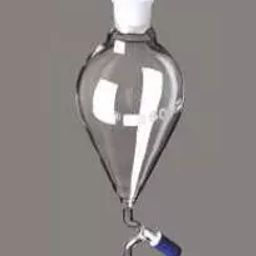 Glassco 1000 ml Separating Funnel Pear (ISO Shape), With Needle Valve Stopcock 151.202.06-48