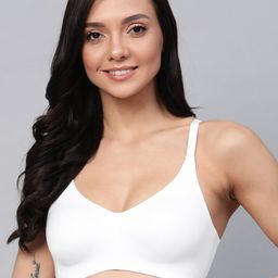 Marks & Spencer White Solid Non-Wired Non Padded Lightweight Everyday Bra T337197-picture-38