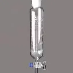 Glassco 250 ml Cylindrical Dropping Funnel With Glass Stopcock 154.202.04-44