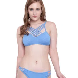 La Intimo Blue SeaOath Bra & Bikini Panty-image-78