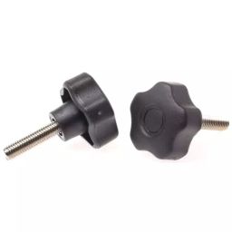 RS PRO Black Multiple Lobes Clamping Knob M8 Threaded Stud, 7027642-image-55