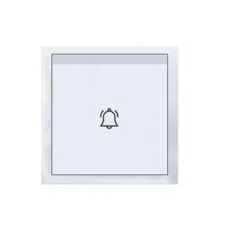 RAPID Stylish Bell Push Switch 2 Module 6 Amp White, R-2019 (Pack of 10)-35
