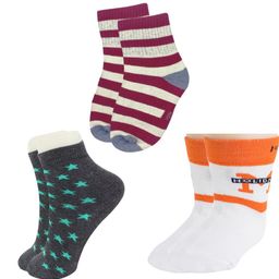 BAESD Pack Of 3 Patterned Ankle Length Socks-image-47