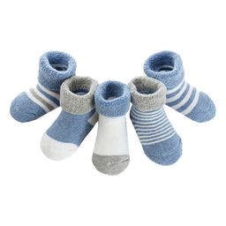 MOMISY Cotton Ankle Length Socks Pack of 5 - Blue-image-86