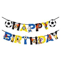 Zyozi Football Theme Birthday Banner Multicolor - Pack  Of   1-image-4